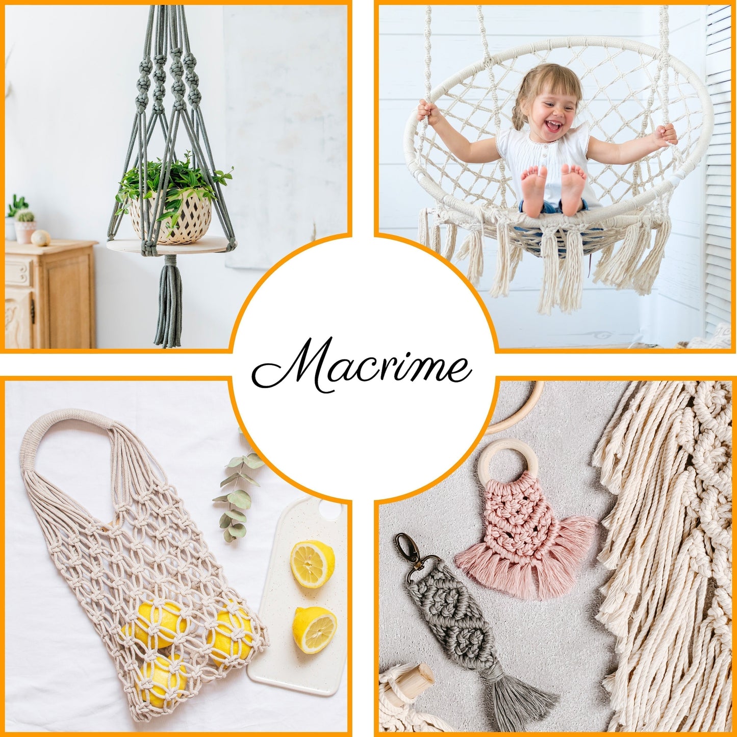 Macrame Yarn - Brown | 3mm x 100m